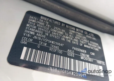 2019 Nissan Rogue Sport S из США, поврежденный, VIN JN1BJ1CP5KW239647